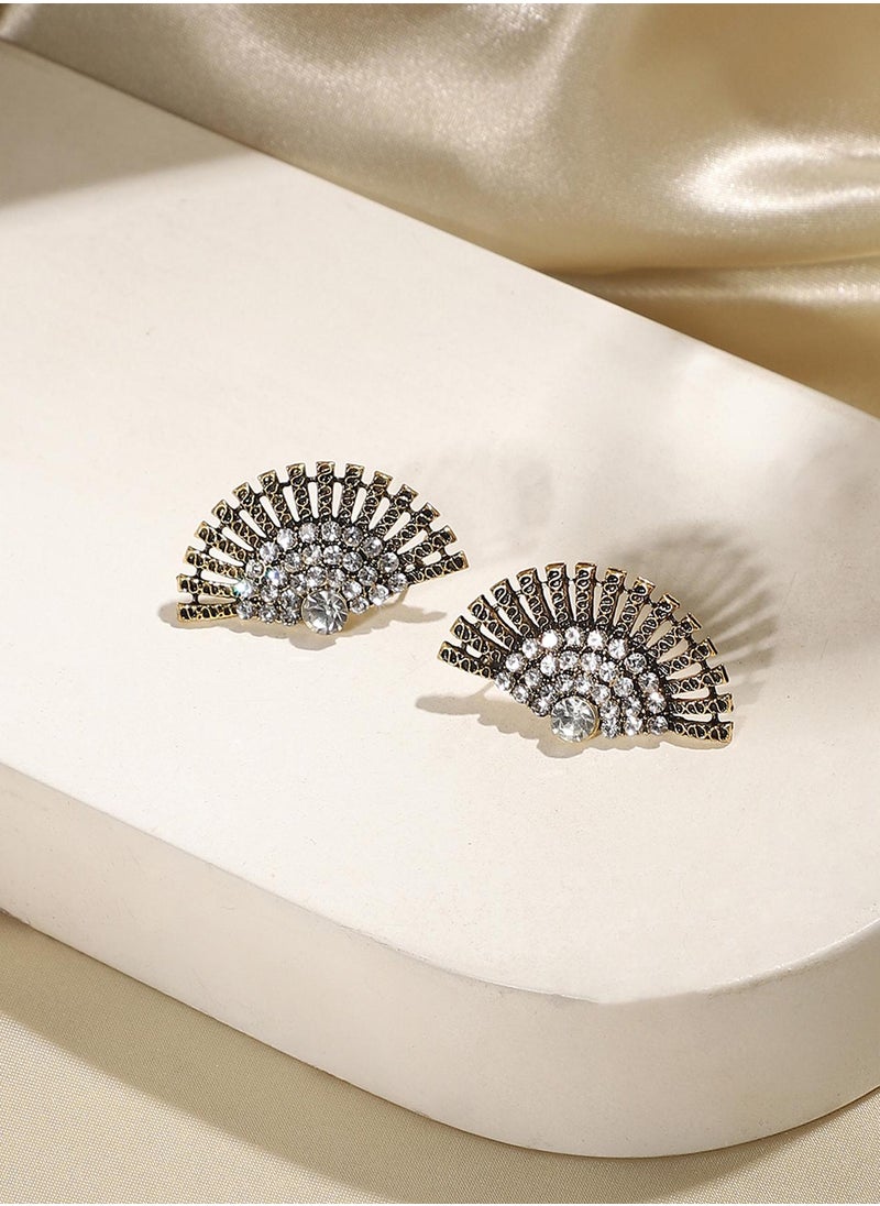 SOHI - Luminary Luxe Stud Earrings - Image 1