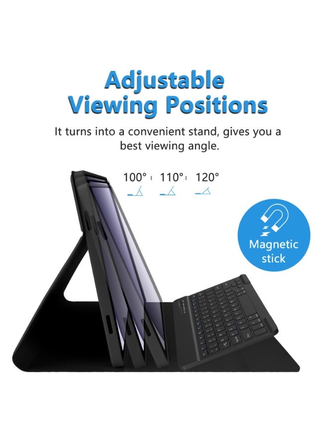 eGreen99 for Honor Pad X9 11.5 Inch Protective Cover With Keyboard, Wireless Detachable Bluetooth Keyboard, Ultra-Thin Split Type Intelligent Protective Cover, Automatic Wake-Up/Sleep,black - Image 3