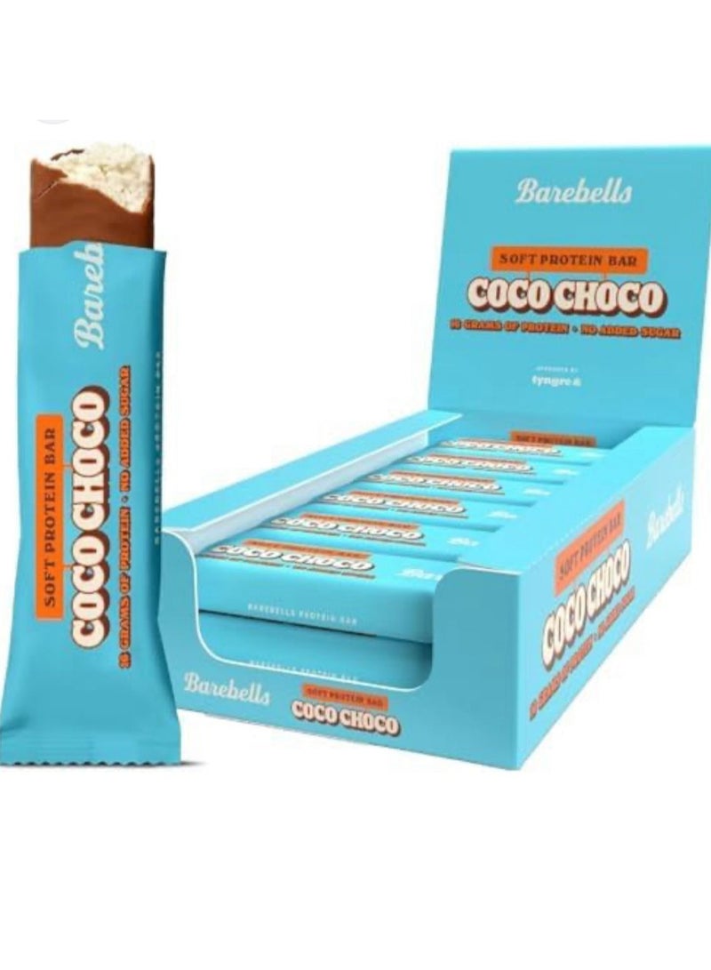 BAREBELLS PROTEIN BAR COCO CHOCO 55G PACK OF 12 - Image 1