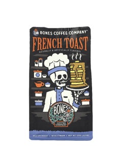 Bones Coffee Company Bones Coffee Company, French Toast, Whole Bean, Medium Roast, 12 oz (340 g)  - Image 1