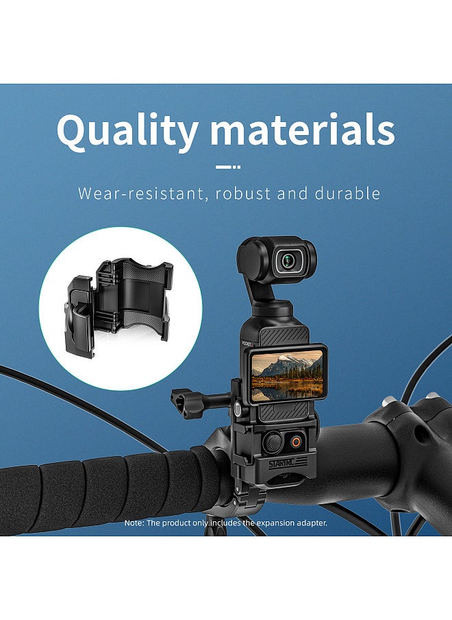 STARTRC Expansion Adapter for Sports Camera Camera Mount with 1/4in Screw Hole Compatible with DJI OSMO Pocket 3  - Image 2