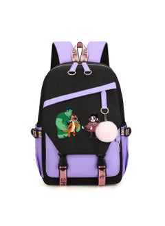 Student creative pattern backpack three-piece set 3D butterfly series men's and women's large-capacity computer backpack combination,21- Three-piece set - 4 - 253 - 76