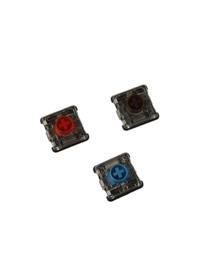 Kailh Kaihua 1353 Chocolate Short Shaft Game Mechanical Keyboard Short Shaft V2 Shaft Body Self-changing Switch Accessories-Color:Kaihua 1353 Short Red Shaft  - Image 1