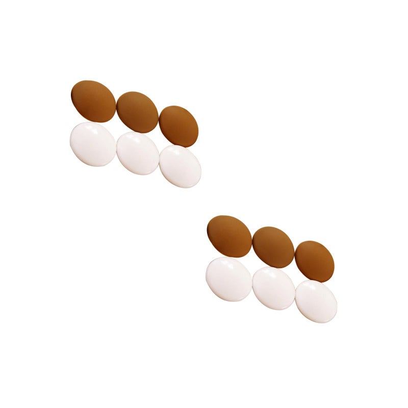 20 pcs Silicone Door Knob Wall Protectors Wall Guards Stoppers Door Handle Bumper Self Adhesive Round Rubber Stop (Random Color) - Image 1