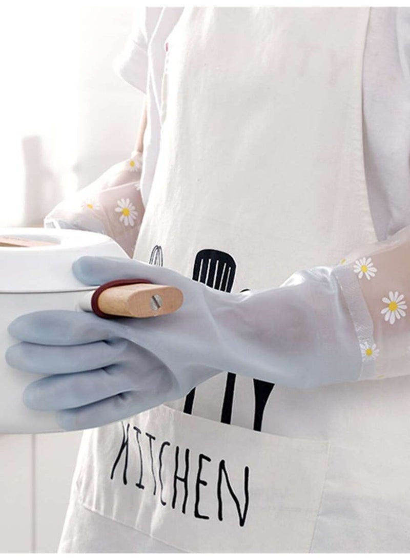 A Pair of Heat Insulated Cleaning Gloves, Waterproof and Slip Resistant, for Kitchen Bathroom Home Gardening Painting Household Tools, One Size - Image 5