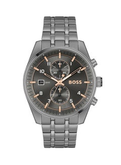 HUGO BOSS Men's Chronograph Round Shape Stainless Steel Wrist Watch 1514153 - 44 Mm  - Image 1