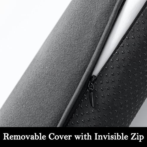 Sunolga 38" Door Draft Stopper Blocks Hot Cold Air with Removable Washable Cover for Gaps Up to 3", All-Season Noise, Light, Dust and Wind Seal for The Bottom of Door and Window, Grey - Image 3