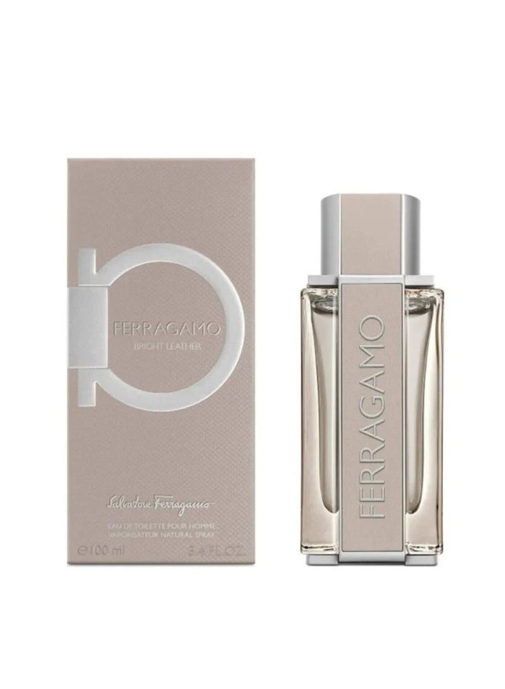 فيراغامو عطر برايت ليذر او دي تواليت بخاخ للرجال 100مل، من سيلفاتور فيراغامو - Image 1