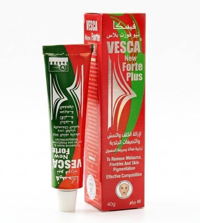 كريم فورت بلس الجديد لإزالة الكلف والنمش وتصبغات الجلد 40 غرام