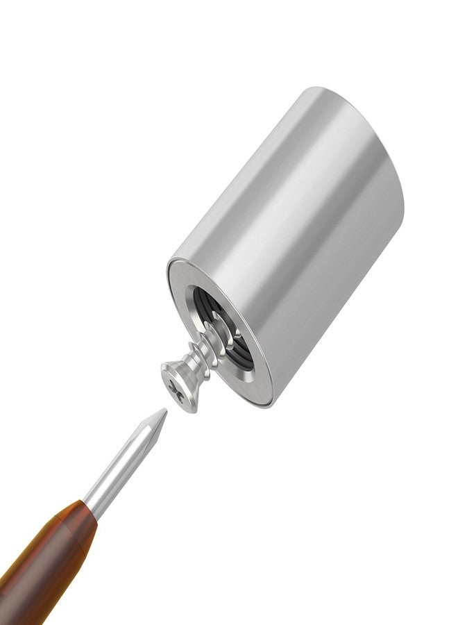 LuckIn 20-Pack Standoff Screws (1/2 in. Dia x 1 in. L), Stainless Steel Standoff Mounting Hardware for Acrylic Signs, Silver - Image 4