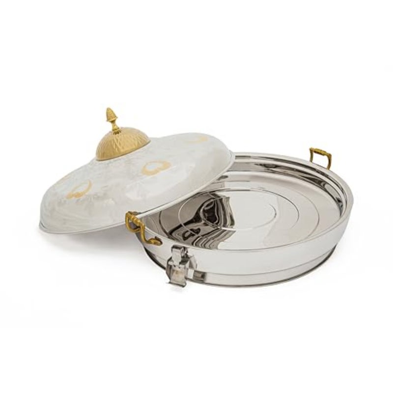 Mahira Stainless Steel Hotpot, 50 cm Size, Silver - Image 4