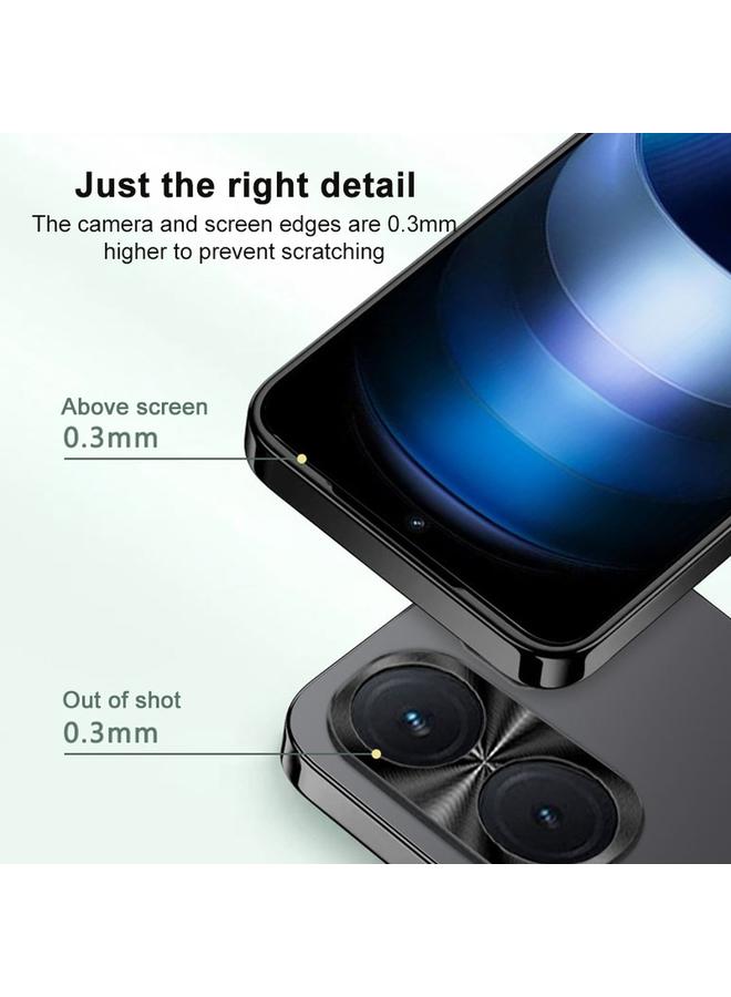 erorex Case For vivo iQOO 12 Pro AG Frosted Electroplating Acrylic Phone Case - Image 3