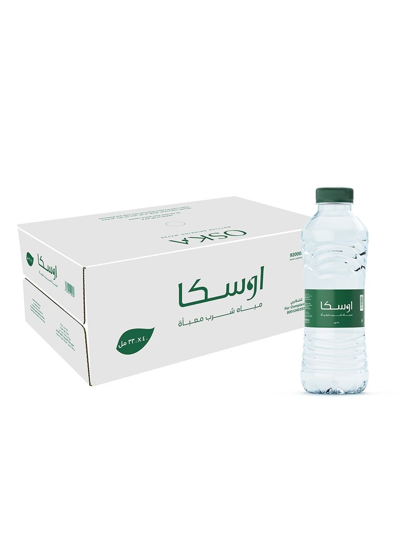 OSKA Oska Bottled Drinking Water , 330 ml × 40