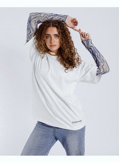 White Basic Oversized Tee