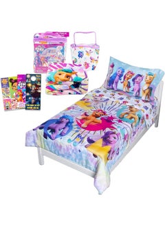 my little Pony My Little Pony Sheet Set - My Little Pony Bedding Bundle for Toddler Beds  - Image 1