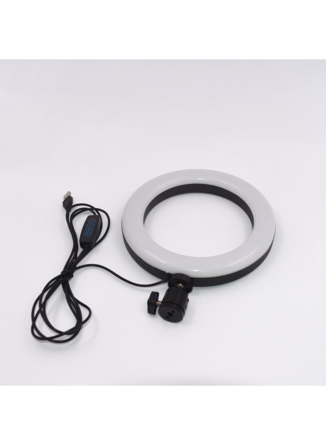 general 20cm Ring Light 8 Inch Clip Desktop Laptop Fill Light Video Conference Beauty Light-Specifications:8 Inch Ring Light Single Head - Image 1