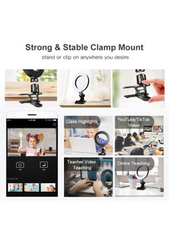 General 20cm Ring Light 8 Inch Clip Desktop Laptop Fill Light Video Conference Beauty Light-Specifications:8 Inch Ring Light Single Head  - Image 5