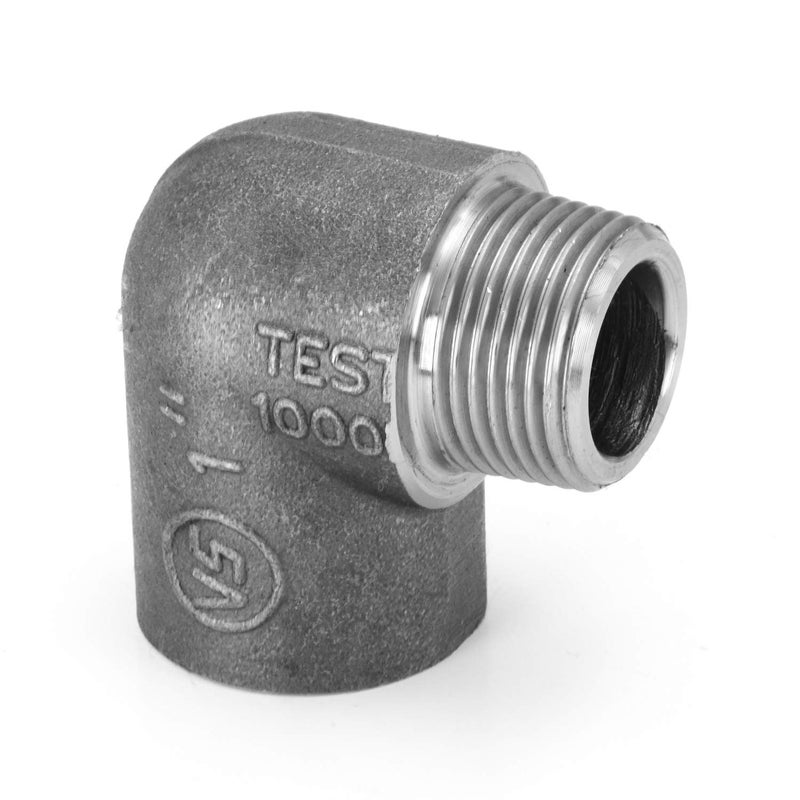 Steel Elbow Male/Female 1000 LBS Black Size 32mm, 1 1/2"