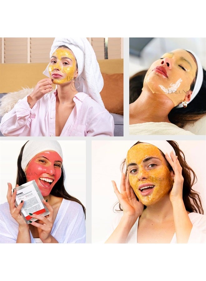 BRÜUN جلي ماسك جار جل الصبار قناع الوجه القابل للإزالة | 23 أونصة سائلة مجموعة سبا ماسك جل مرطب - Image 4