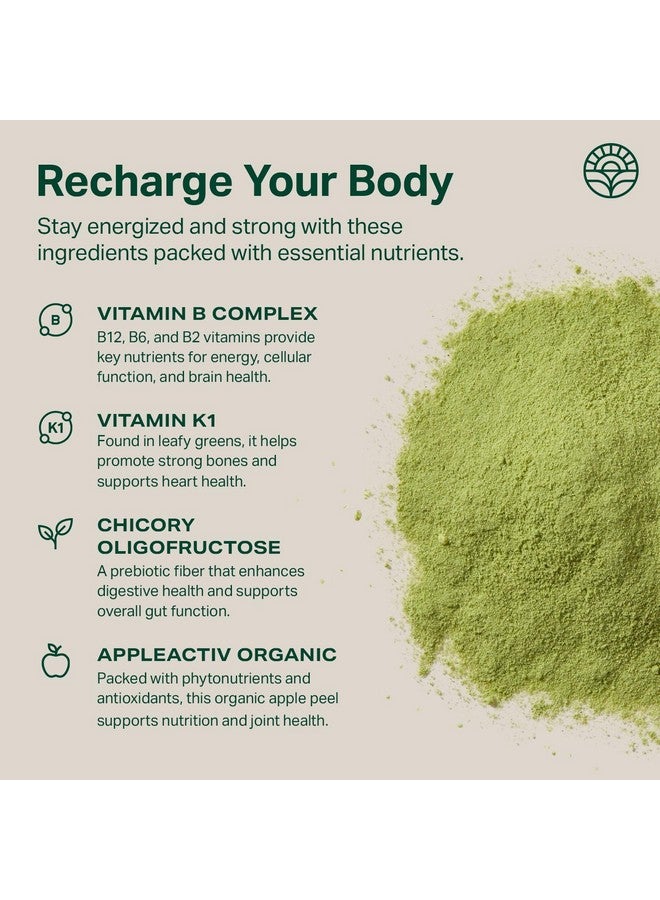 Proper, The Greens Daily Boost Organic Greens Powder. Whole Food, Apple Flavor Veggie Powder Superfood with Wheatgrass, Spirulina, Chlorella, Probiotics. Daily Drink Mix for Wellness and Digestion - Image 3