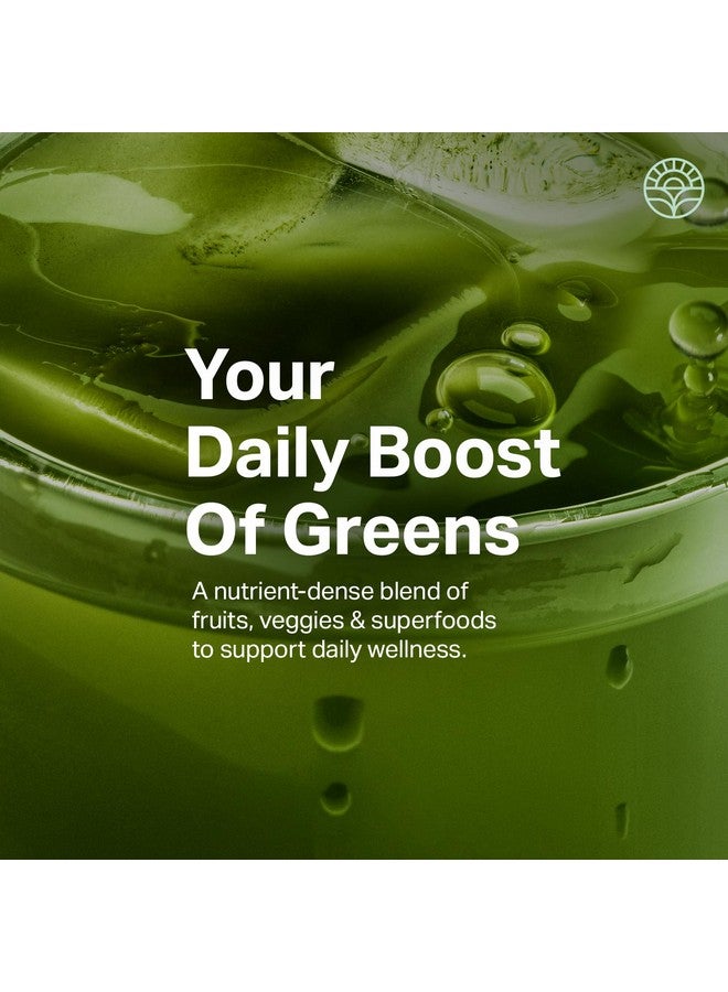 Proper, The Greens Daily Boost Organic Greens Powder. Whole Food, Apple Flavor Veggie Powder Superfood with Wheatgrass, Spirulina, Chlorella, Probiotics. Daily Drink Mix for Wellness and Digestion - Image 2