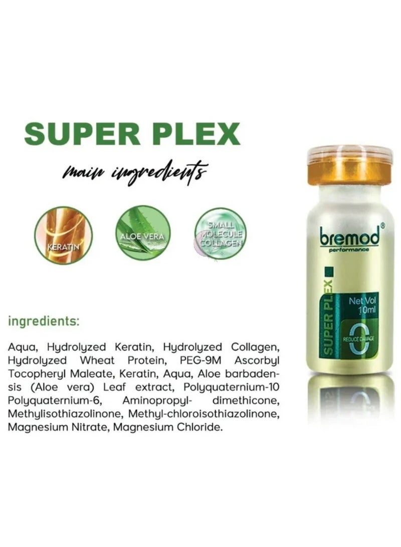 BREMOD [12 pieces] Bremod Performance Super Plex Keratin Strong Repair Supplement 10ml - Image 4
