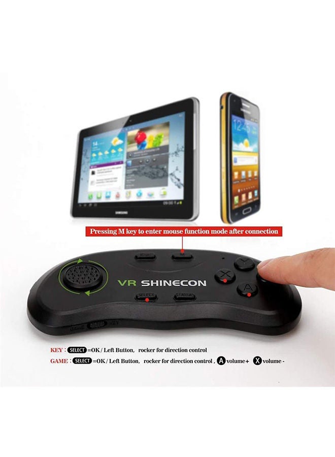 Smartphone Controllers VR Remote Controller Portable Wireless Bluetooth Game Joystick 6X13.3cm Black - Image 3