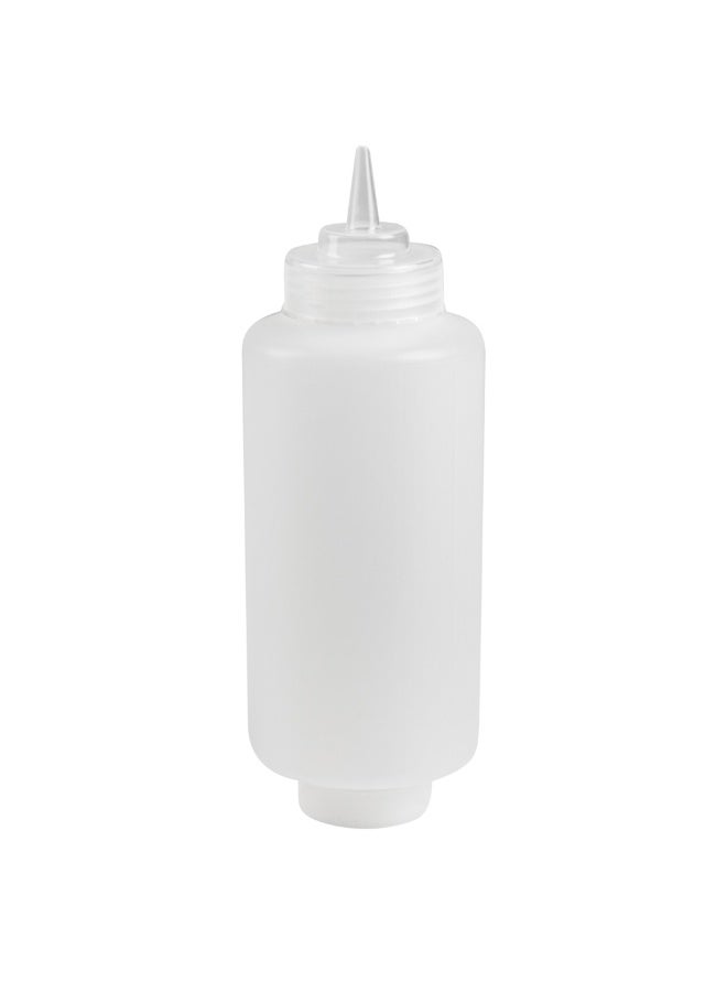 Restaurantware 32 Ounce Condiment Squeeze Bottle, 1 Refillable Lid FIFO Squeeze Bottle - Precison Dispensing Tip, Flexible, Clear Plastic Squeeze Bottle For Sauces, For Sauces, Spreads, Or Condiments - Image 1