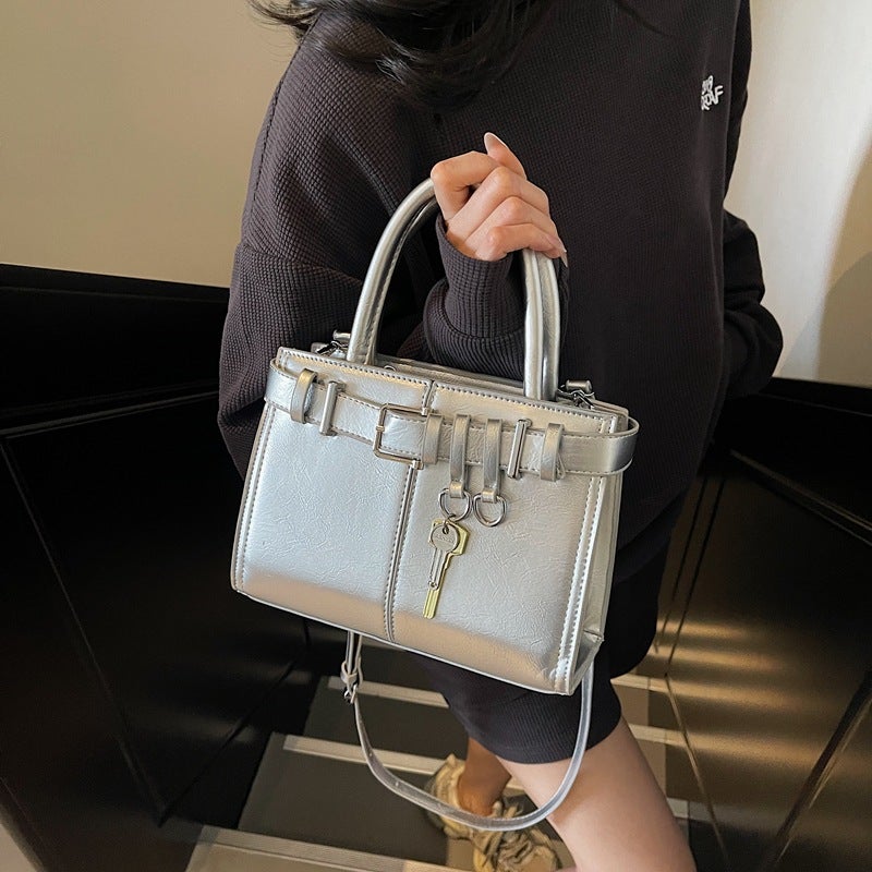 Retro Trendy Satchel Small Square Bag 2025 Niche Fashion Casual Shoulder Bag High-End Crossbody Bag For Women - Image 3