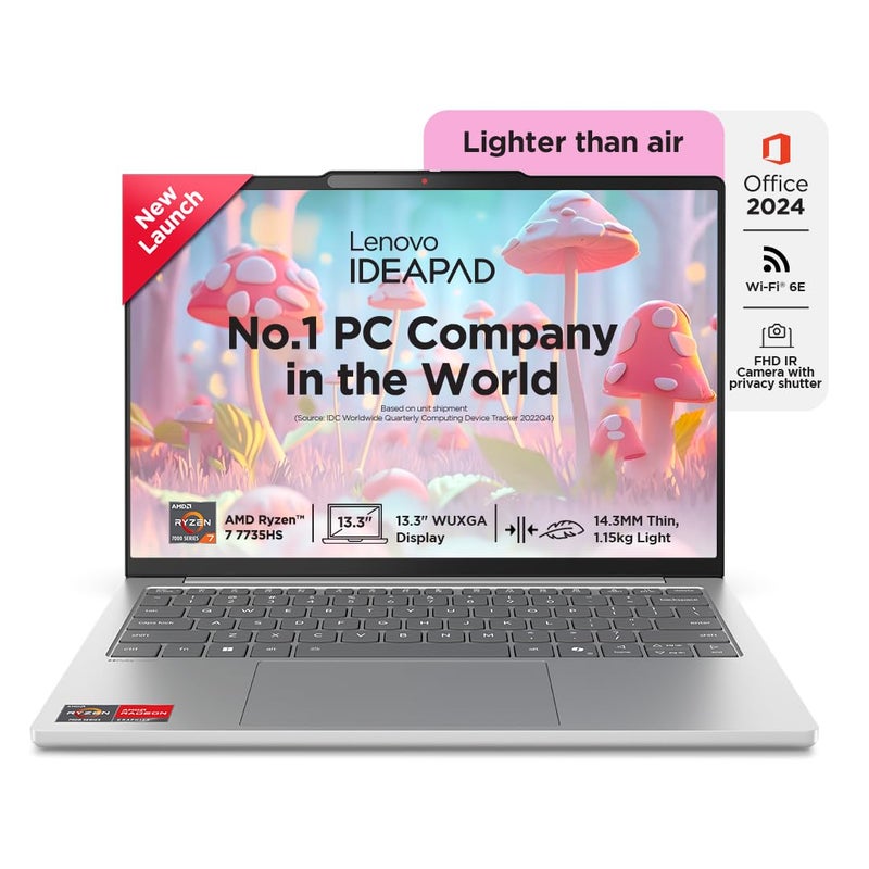 Saco Matte Finish Vinyl Laptop Touchpad Protector Compatible with Lenovo IdeaPad Slim 5 13ARP10 13.3 Inch Thin and Light Laptop - Transparent - Image 2