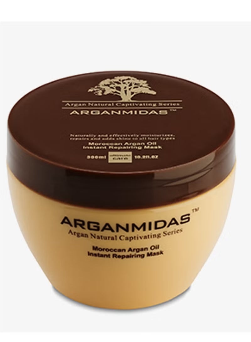Arganmidas Hair Mask With Moroccan Argan Oil For Instant Repair - 300 ml - Image 1