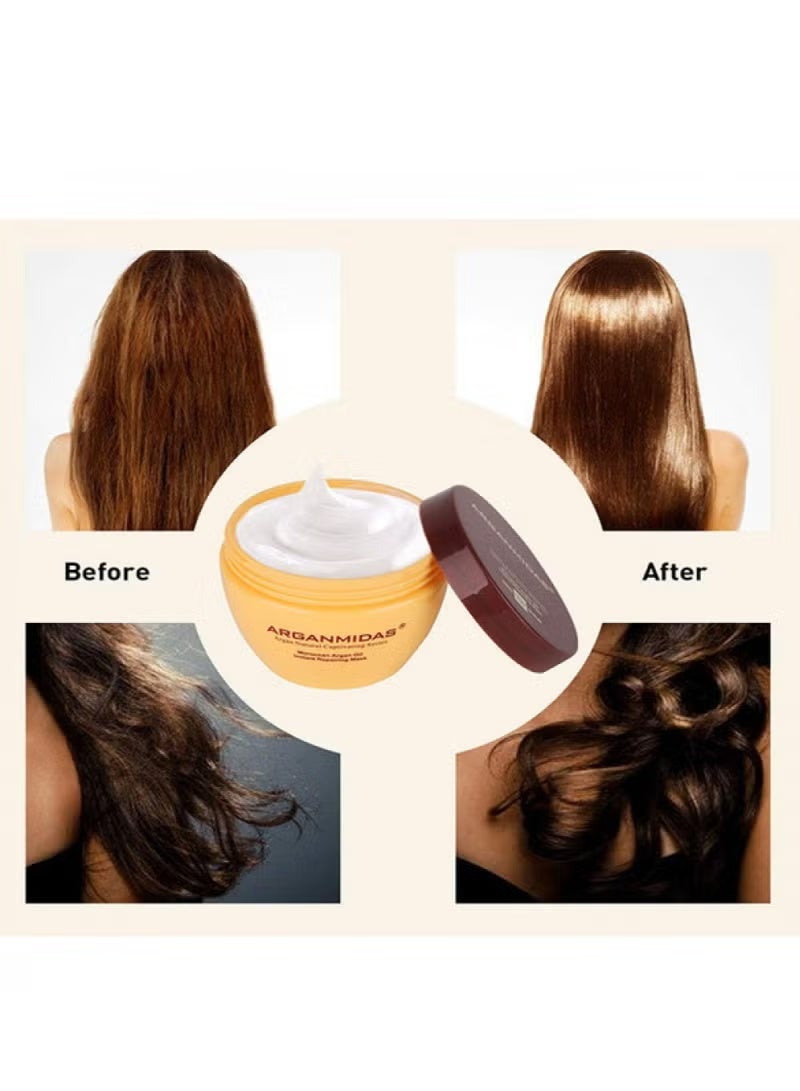Arganmidas Hair Mask With Moroccan Argan Oil For Instant Repair - 300 ml - Image 2