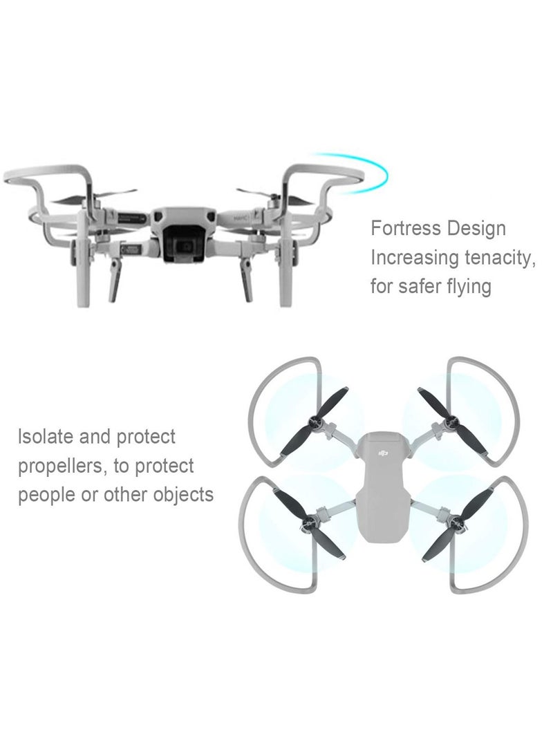 KASTWAVE 2 in 1 Propellers Guard for Mavic Mini 2, with Landing Gear Extension Legs Protection Drone Accessories Foldable for DJI Mavic Mini 2/ Mini 1 / Mini SE Drone (Grey) - Image 5