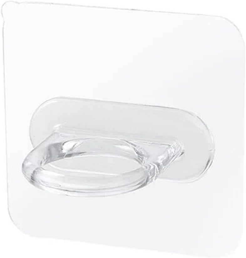 50Pcs Wall Mounted Round Hooks Adhesive Storage Rack for Kitchen Cabinet Bathroom Wall - Image 1