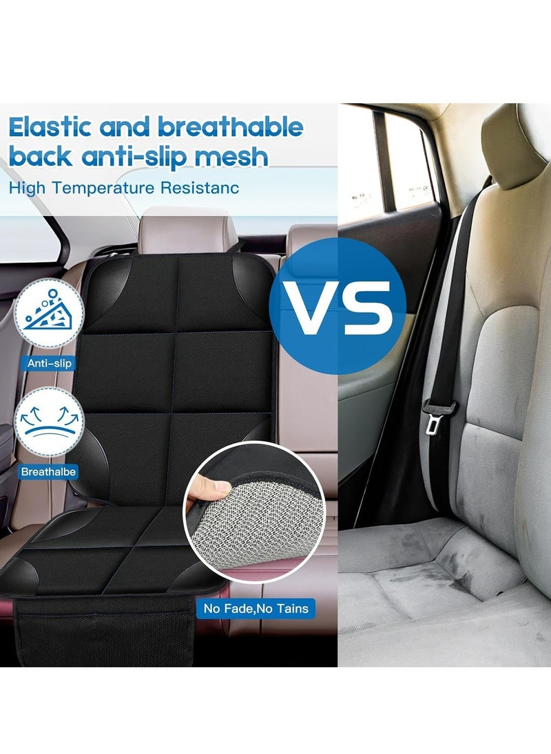 Oasisgalore 1 Pack Waterproof Car Seat Protector Anti Slip Fabric Car Seat Covers Cushion Mat for Baby and Pet  - Image 2