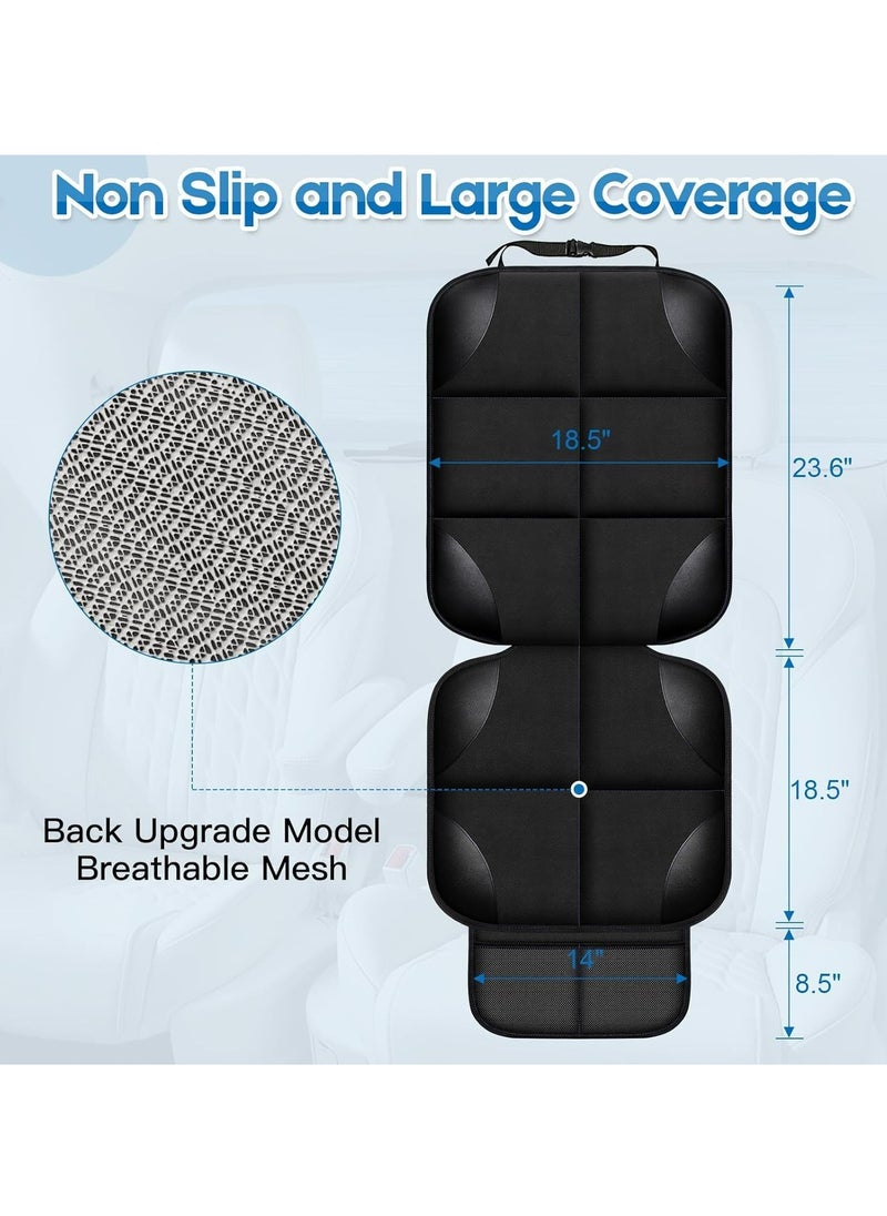Oasisgalore 1 Pack Waterproof Car Seat Protector Anti Slip Fabric Car Seat Covers Cushion Mat for Baby and Pet  - Image 3