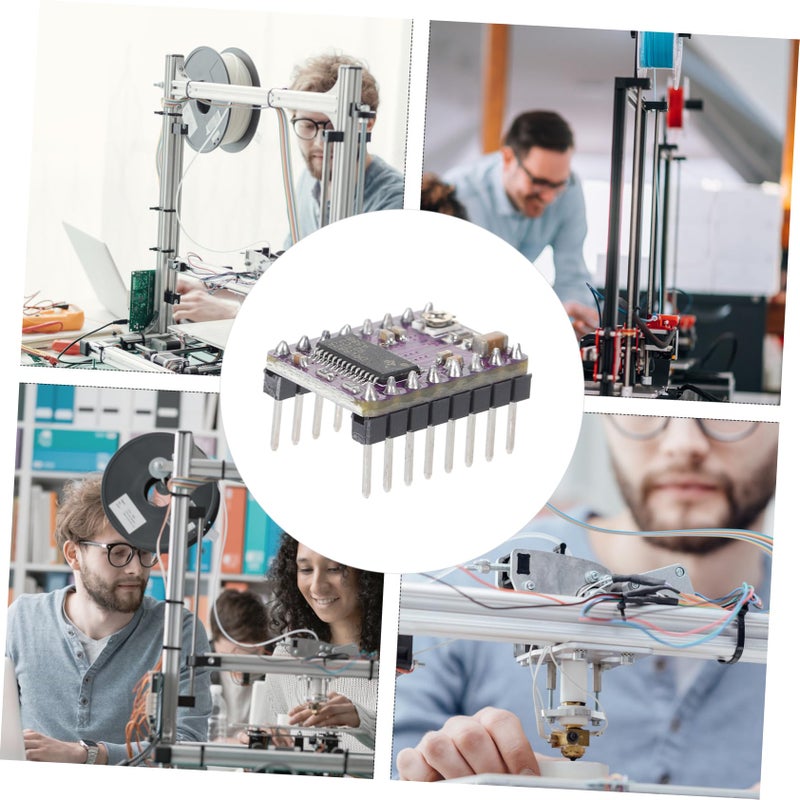 وحدة محرك متدرج عالية الدقة مع مبدد حراري 5 قطع لطابعة ثلاثية الأبعاد Ramps Reprap - Image 4