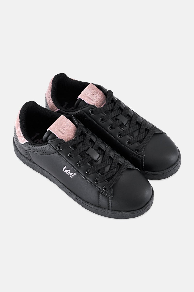 LEE Women Lace Up Casual Shoes, Black - Image 2