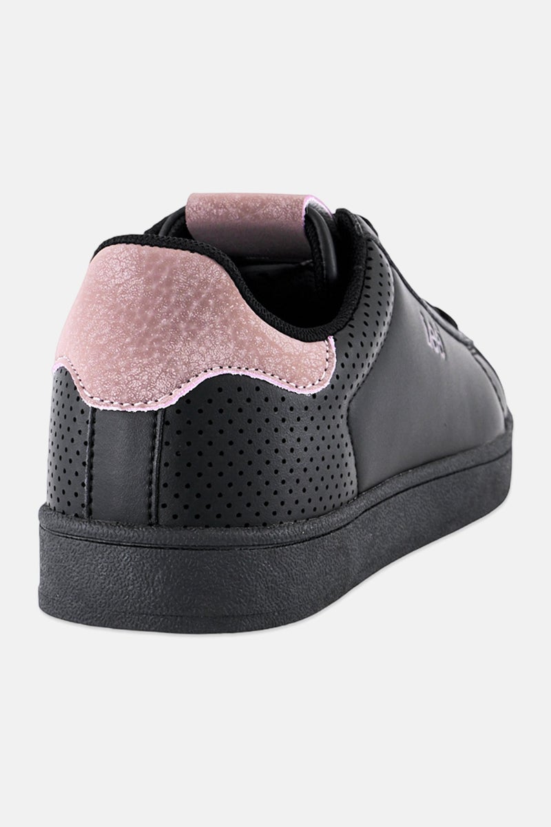 LEE Women Lace Up Casual Shoes, Black - Image 3