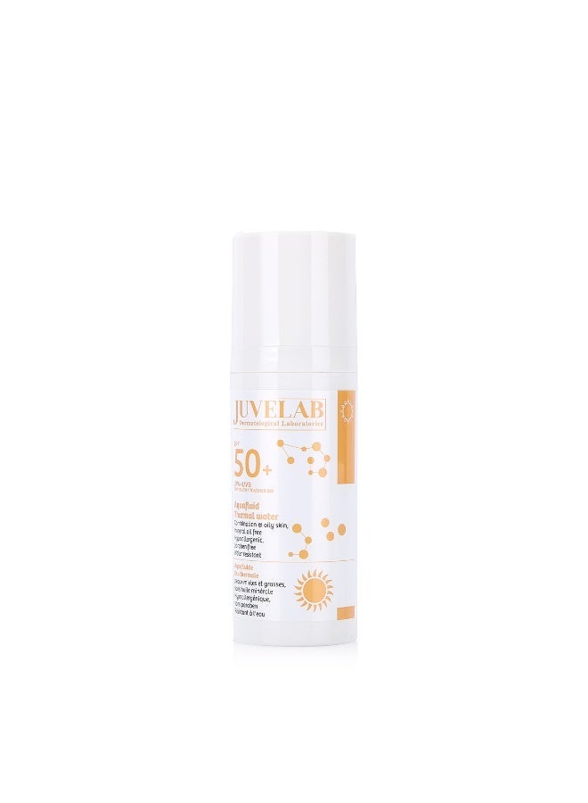 Juvelab SPF 50+ Dry Touch Sunscreen – Oil-Free, Mattifying, Hypoallergenic, Paraben-Free, Water-Resistant Face Sunscreen for Oily & Combination Skin - Image 3