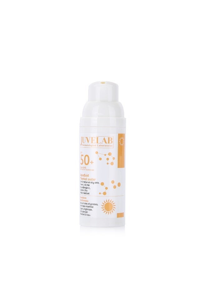 Juvelab SPF 50+ Dry Touch Sunscreen – Oil-Free, Mattifying, Hypoallergenic, Paraben-Free, Water-Resistant Face Sunscreen for Oily & Combination Skin - Image 2
