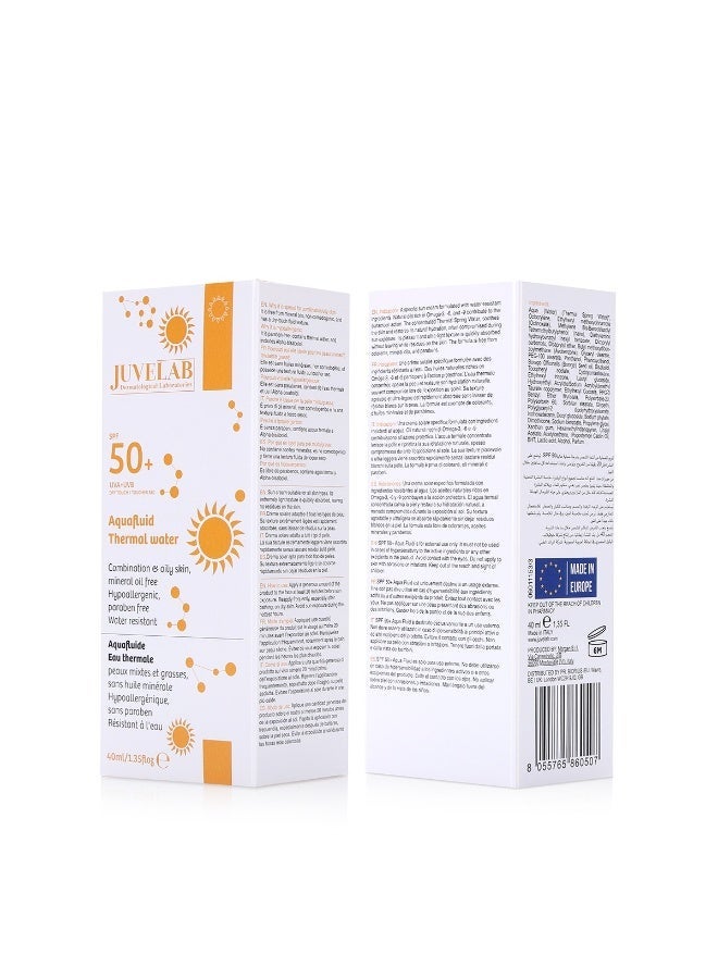 Juvelab SPF 50+ Dry Touch Sunscreen – Oil-Free, Mattifying, Hypoallergenic, Paraben-Free, Water-Resistant Face Sunscreen for Oily & Combination Skin - Image 4