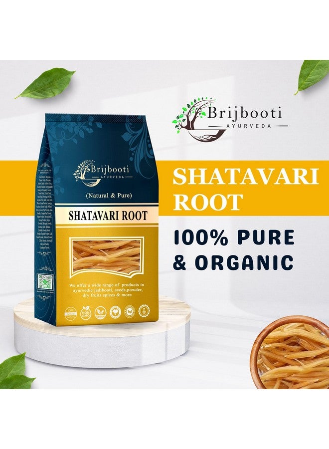 Brijbooti Shatavari Roots 400 Gr - Raw Indian Asparagus Racemosus Yellow Shatawar Organic satawari Pure Yellow Root - Natural Satavar Root | FSSAI, GMP, ISO Certified - Image 4