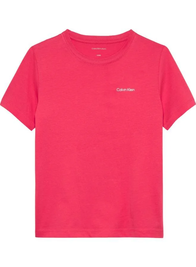 كالفن كلاين جينز Kids Monogram Crew Neck T-Shirt