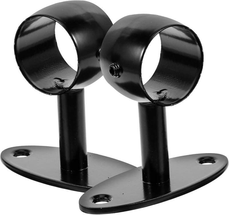 DOITOOL 2Pcs Handrail Brackets for Stairway Railing Indoor Outdoor Support Bracket for Modern Durable Resistant Wall Mount Hardware - Image 1