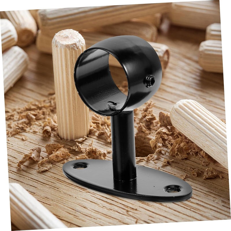 DOITOOL 2Pcs Handrail Brackets for Stairway Railing Indoor Outdoor Support Bracket for Modern Durable Resistant Wall Mount Hardware - Image 4