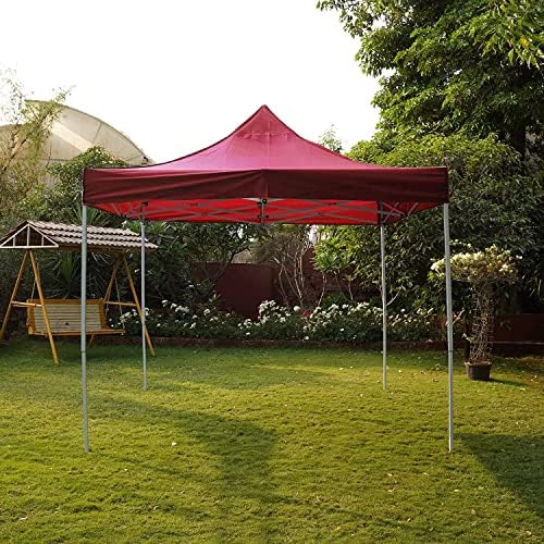 NILAND Deluxe 10x10 Feet Gazebo - Premium Outdoor Retreat with Enhanced Features (Only Gazebo Top Fabric) (Red) - Image 4