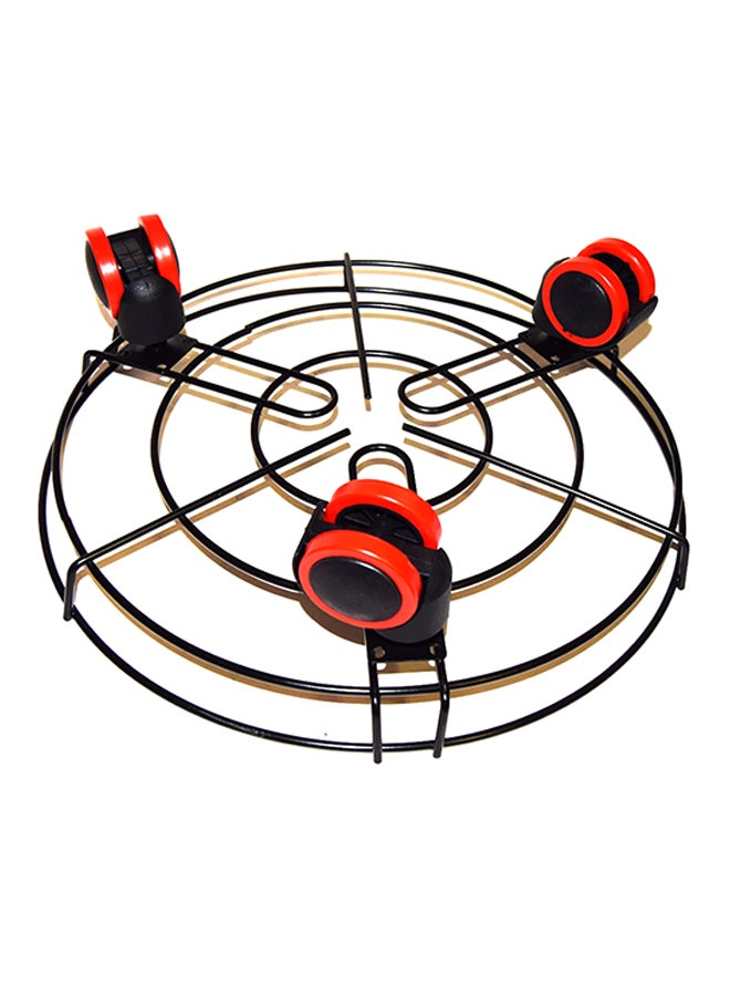Home Concept Cylinder Stand Black Red 34x12 Centimeter Durable Organizer Holder for Home Office Everyday Use - Image 3