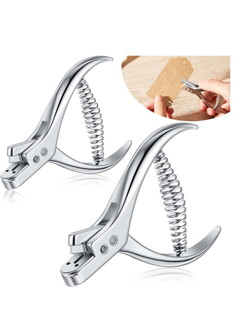 SYOSI 2 Pieces Pattern Notcher Stainless Steel Pattern Notcher Paper Notcher Pattern Punch Tool Designer Tailor Sewing Pliers Tailors Proofing Pliers Pattern Making Tool for Cloth Fabric DIY Crafts - Image 1