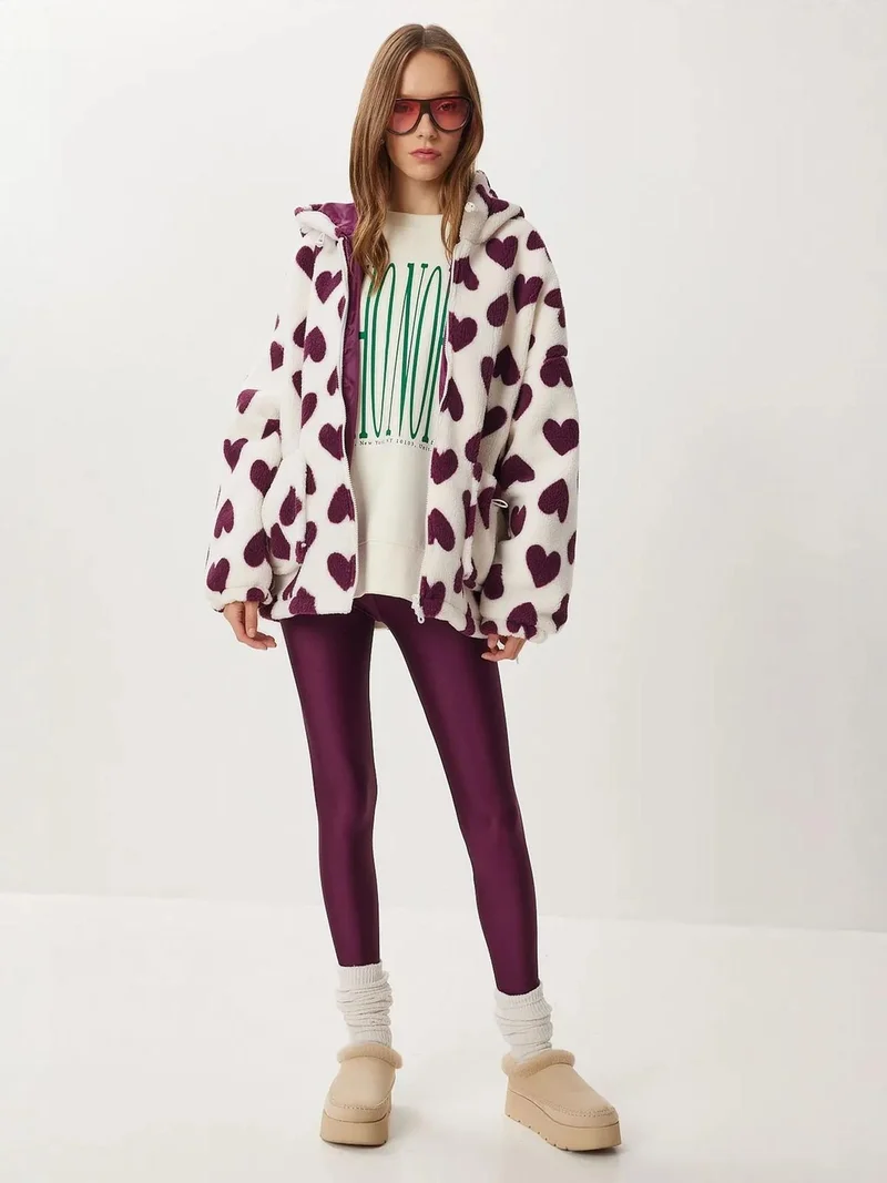 Lovely Istanbul ISTANBUL Oversized Hooded Plush Coat